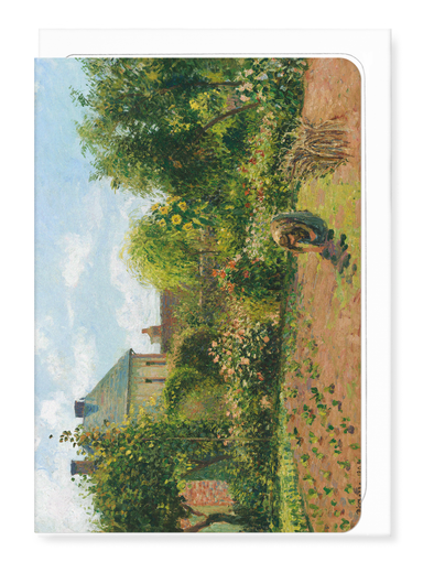 Ezen Designs - The Artist’s Garden at Éragny (1898) - Greeting Card - Front