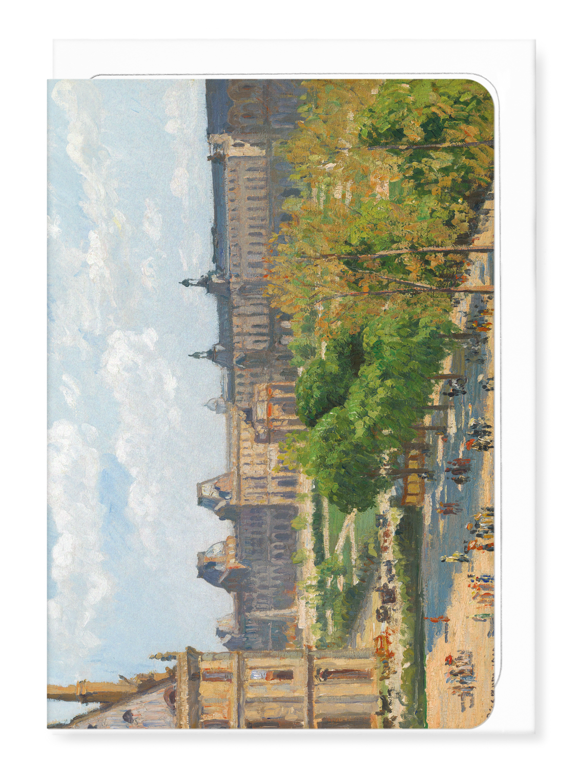 Ezen Designs - Place du Carrousel, Paris (1900) - Greeting Card - Front