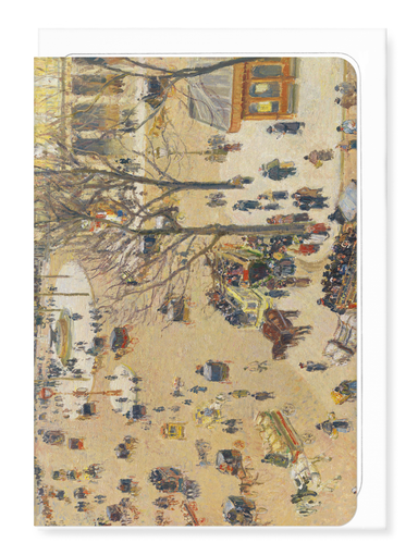 Ezen Designs - La Place du Théâtre Français (1898) - Greeting Card - Front