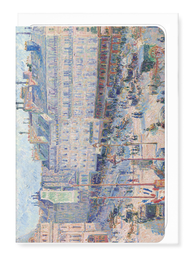 Ezen Designs - The Place du Havre, Paris (1893) - Greeting Card - Front