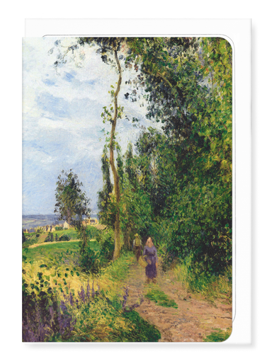 Ezen Designs - Côte des Grouettes, near Pontoise (ca.1878) - Greeting Card - Front