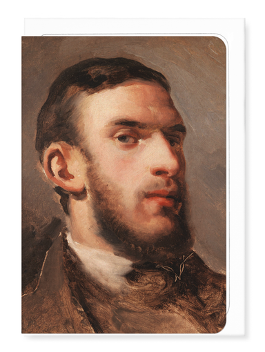 Ezen Designs - Camille Pissarro Self-Portrait (1857–1858) - Greeting Card - Front