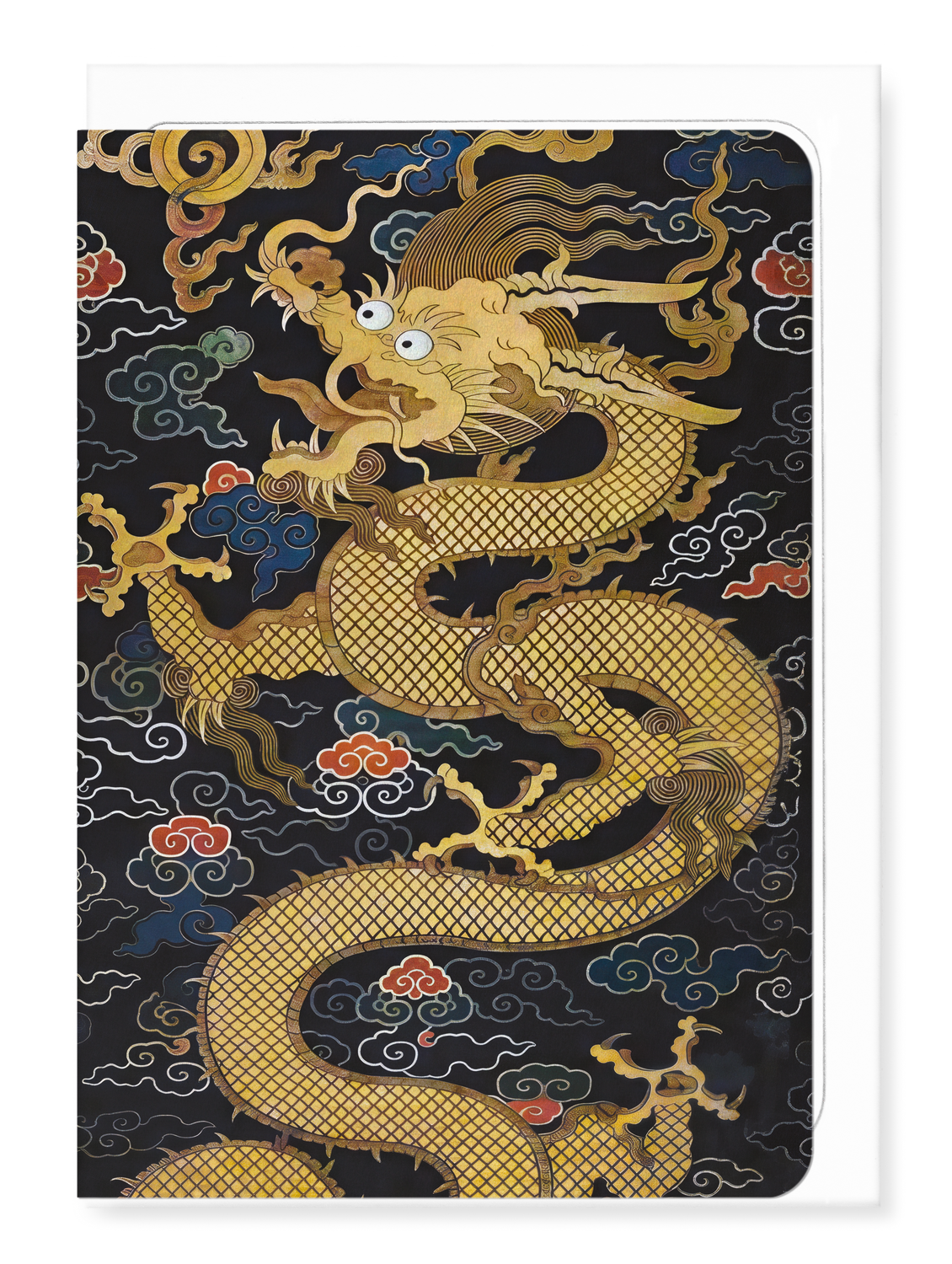 Ezen Designs - Panel with Dragon (17th C) - Greeting Card - Front
