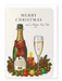 Ezen Designs - Charles Dickens Christmas Champagne - Greeting Card - Front