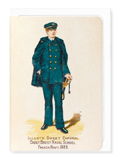 Ezen Designs - Cadet de la Série Militaire Française (1886) - Greeting Card - Front