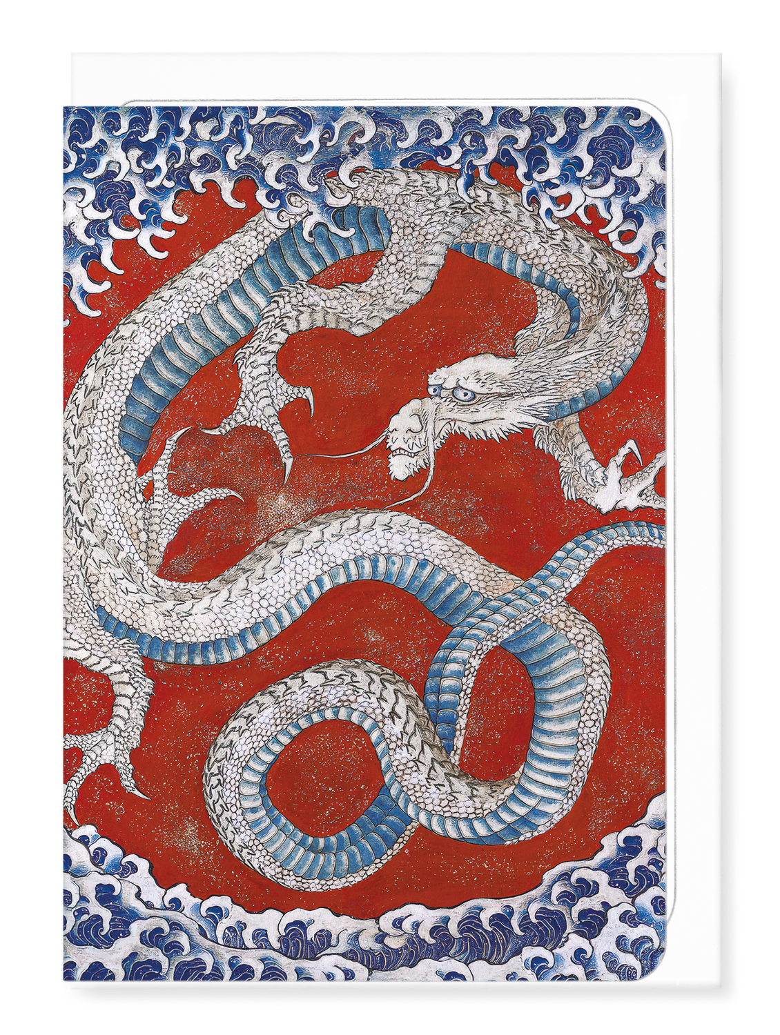 Ezen Designs - Dragon de Hokusai (1844) - Greeting Card - Front