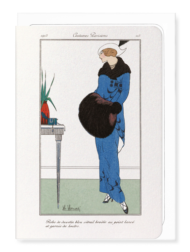 Ezen Designs - Journal des Dames 115 (1913) - Greeting Card - Front