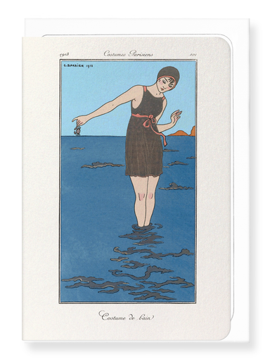 Ezen Designs - Costume de Bain (1913) - Greeting Card - Front