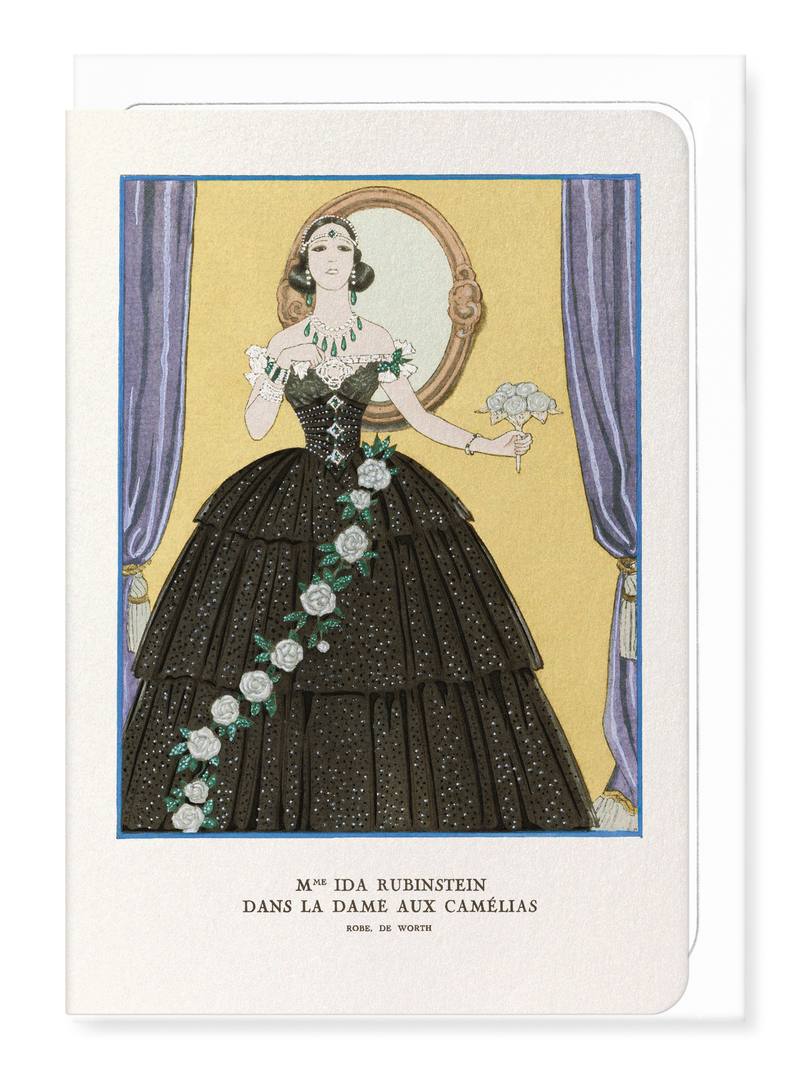 Ezen Designs - L'actrice Ida Rubinstein (1923) - Greeting Card - Front