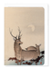 Ezen Designs - Two deer and maple - Greeting Card - Front