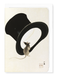Ezen Designs - Mouse and top hat (1912) - Greeting Card - Front
