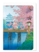 Ezen Designs - Castle and cherry blossoms - Greeting Card - Front