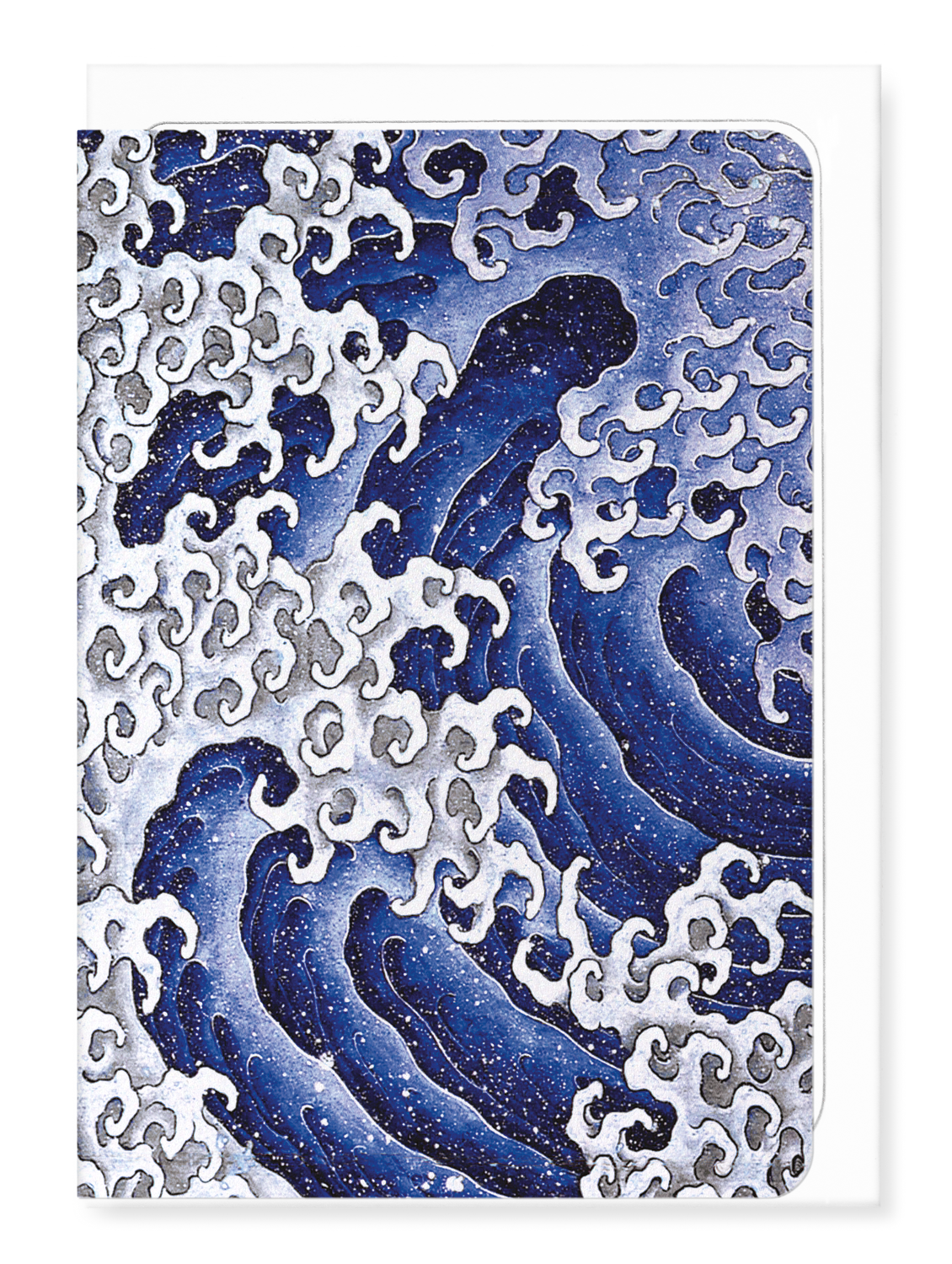 Ezen Designs - Masculine waves - Greeting Card - Front