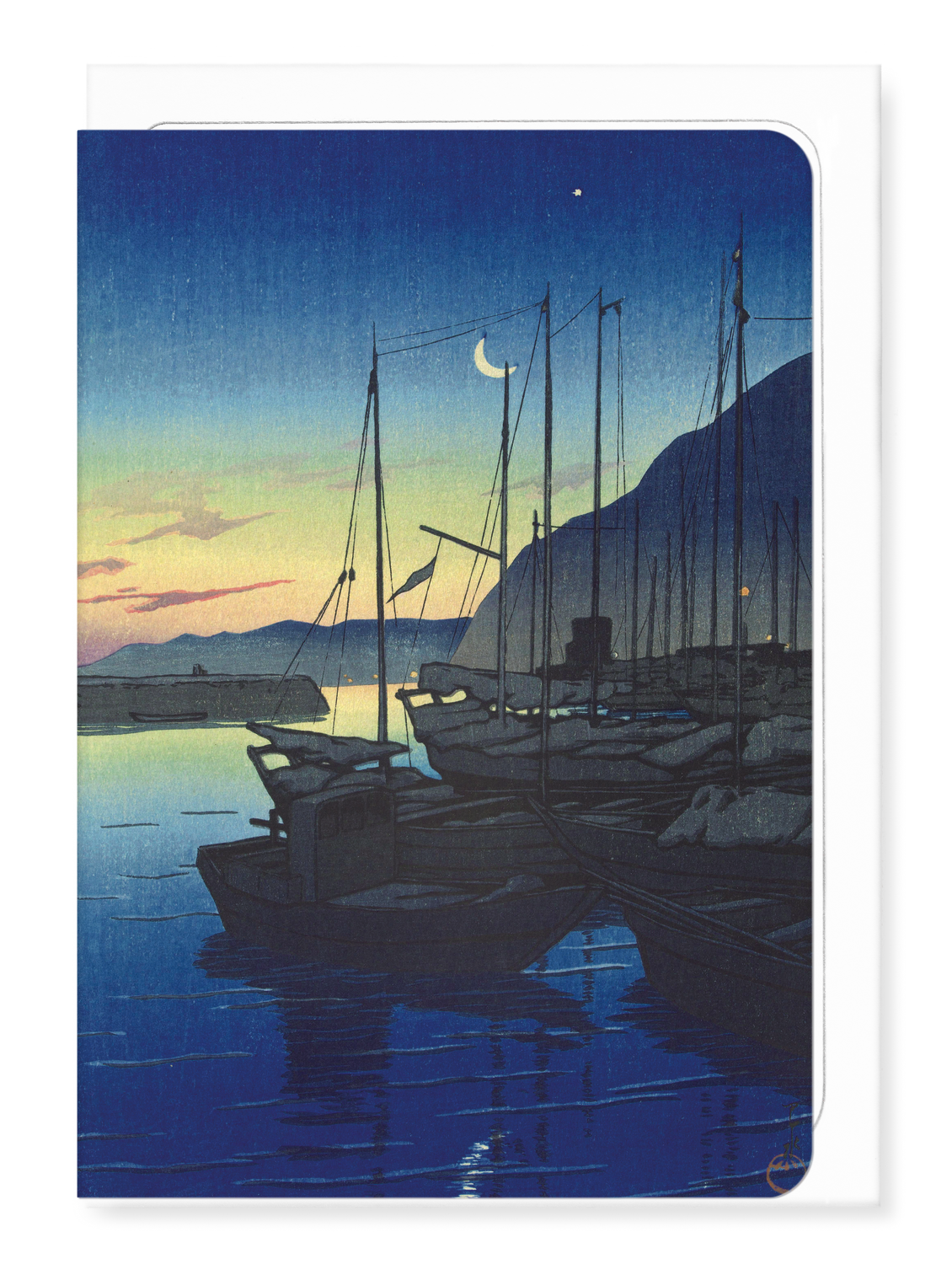 Ezen Designs - Morning in beppu - Greeting Card - Front