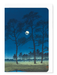Ezen Designs - Winter moon over toyama plain - Greeting Card - Front