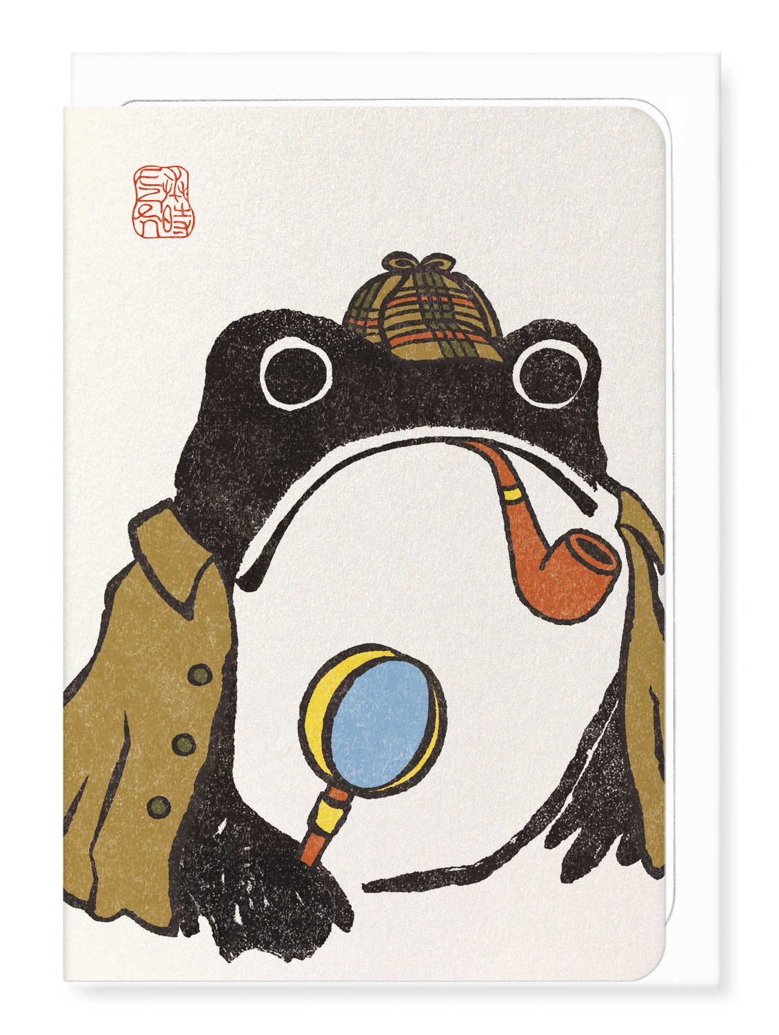 Ezen Designs - Sherlock Ezen Frog - Greeting Card - Front