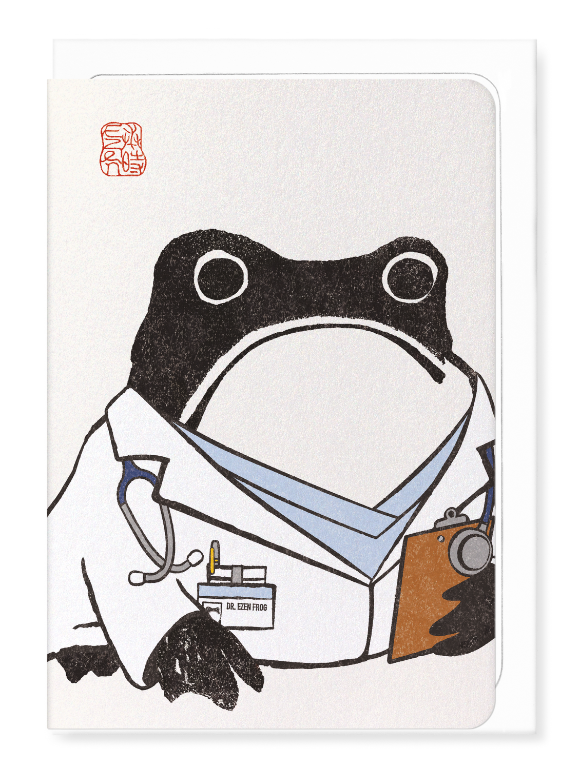 Ezen Designs - Doctor Ezen frog - Greeting Card - Front