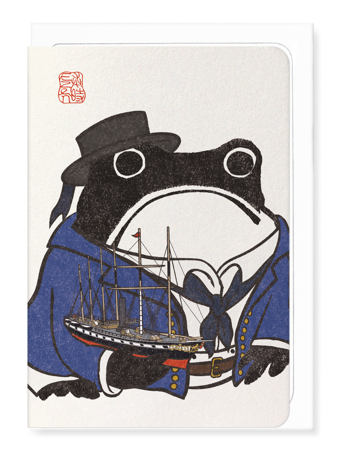 Ezen Designs - SS Great Britain Sailor Ezen Frog - Greeting Card - Front
