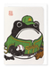 Ezen Designs - Baseball Ezen Frog - Greeting Card - Front