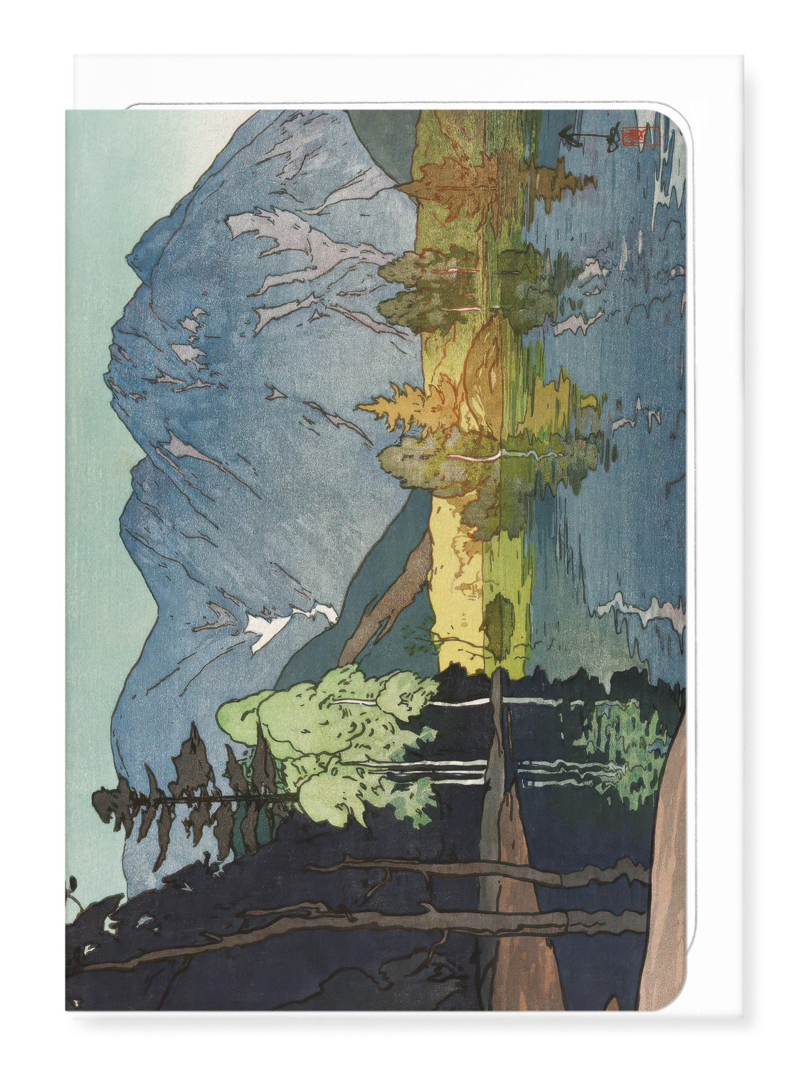 Ezen Designs - Mount Hodaka (1926) - Greeting Card - Front