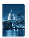 Ezen Designs - St Paul's lit at night - Greeting Card - Front