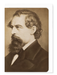 Ezen Designs - Portrait of Charles Dickens (c. 1850) - Greeting Card - Front