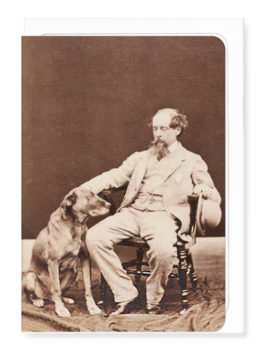 Ezen Designs - Dickens and Turk (c.1862) - Greeting Card - Front