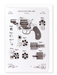 Ezen Designs - Patent of revolving fire-arms (1881) - Greeting Card - Front