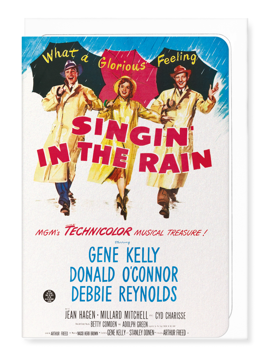 Ezen Designs - Singing in the rain (1952) - Greeting Card - Front