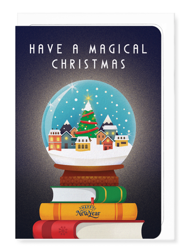 Ezen Designs - Magical Christmas globe - Greeting Card - Front