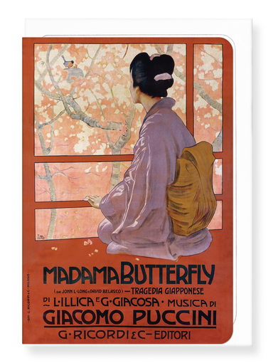 Ezen Designs - Madama Butterfly (1904) - Greeting Card - Front