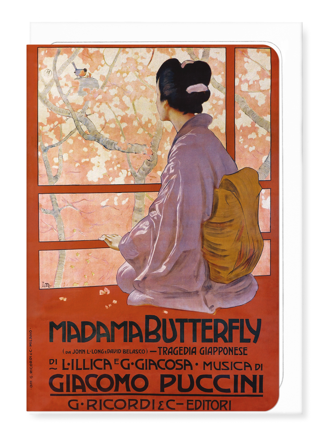 Ezen Designs - Madama Butterfly (1904) - Greeting Card - Front