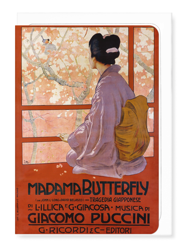 Ezen Designs - Madama Butterfly (1904) - Greeting Card - Front