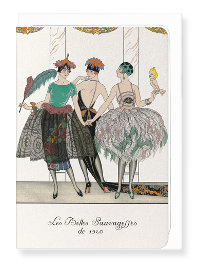 Ezen Designs - Les Belles Sauvagesses de 1920 - Greeting Card - Front