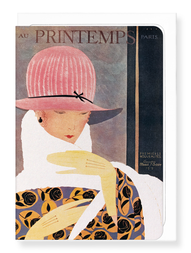 Ezen Designs - Au Printemps - Advertising Poster (1919) - Greeting Card - Front