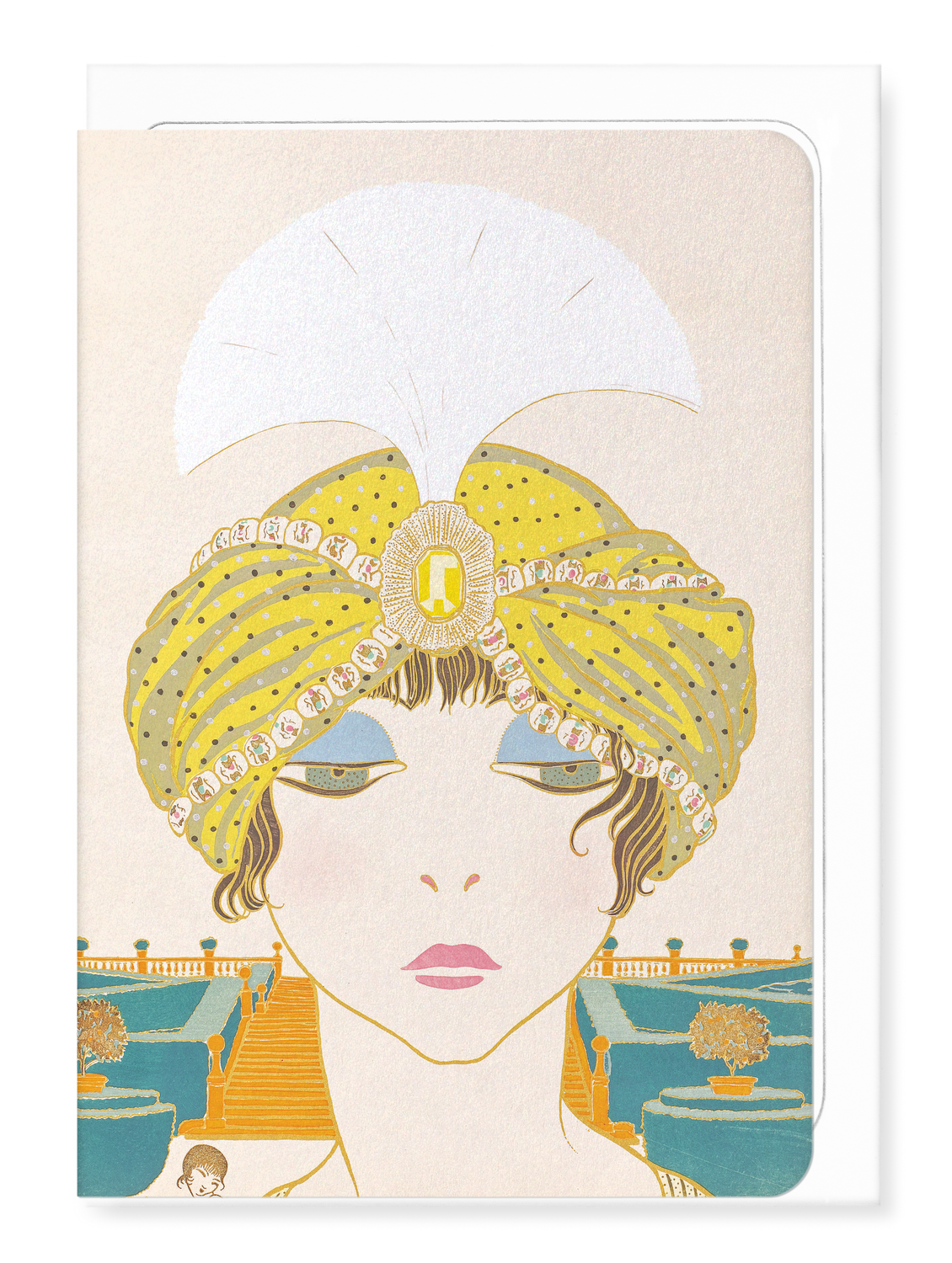 Ezen Designs - Woman in a Turban (1911) - Greeting Card - Front