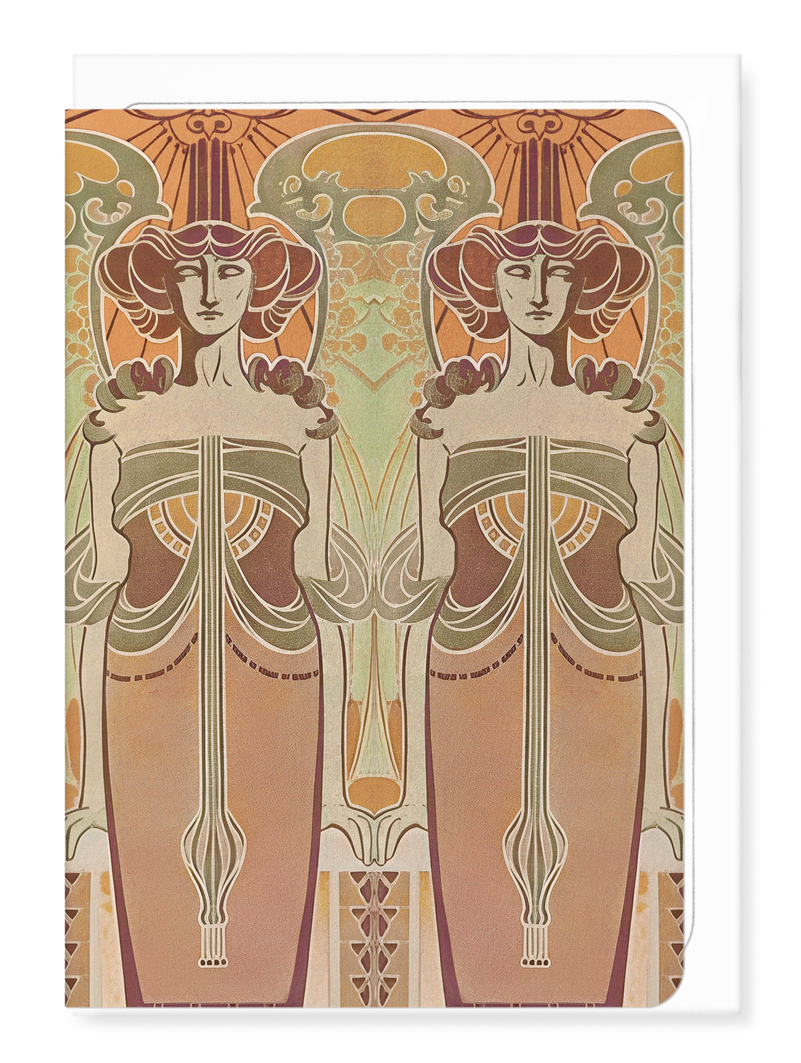 Ezen Designs - Modern Decorative Art Vol. I - Plate 37 (1910)-A - Greeting Card - Front