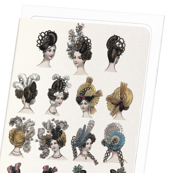 FASHIONABLE HEAD DRESSES (1830)