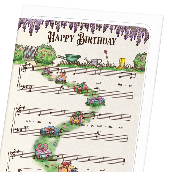 GARDEN BIRTHDAY MUSIC SCORE