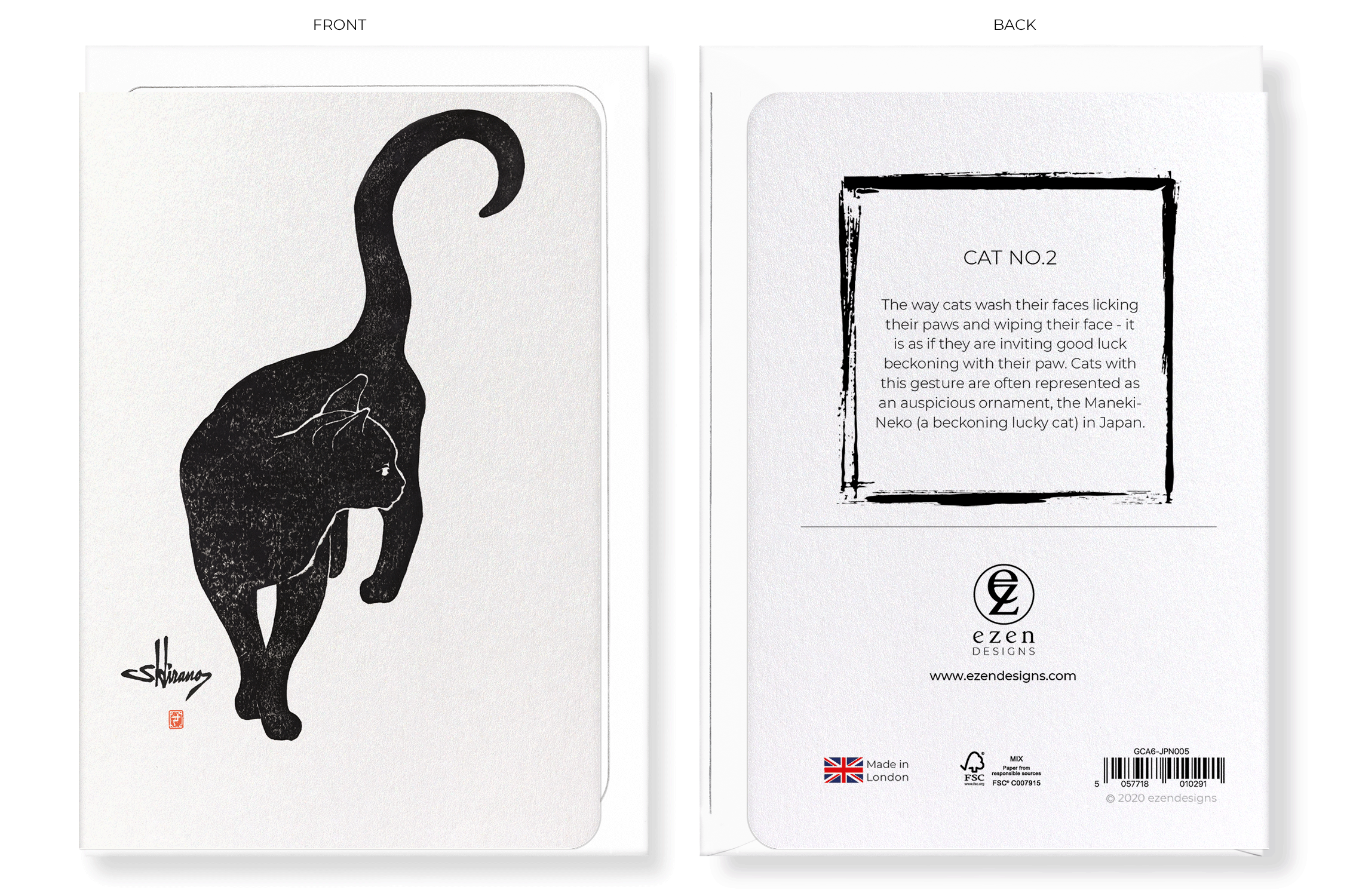 8 Cards - Cat Designs