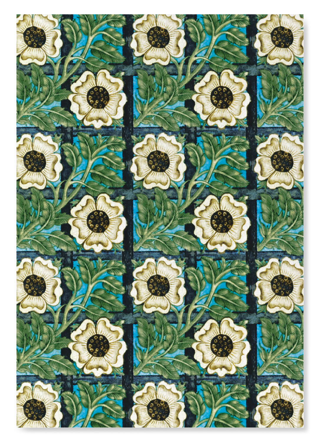 ROSE AND TRELLIS TILE (1898)