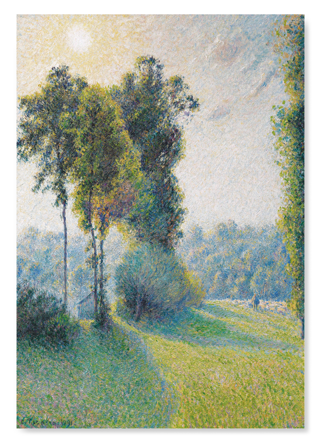 LANDSCAPE AT SAINT-CHARLES, SUNSET (1891)
