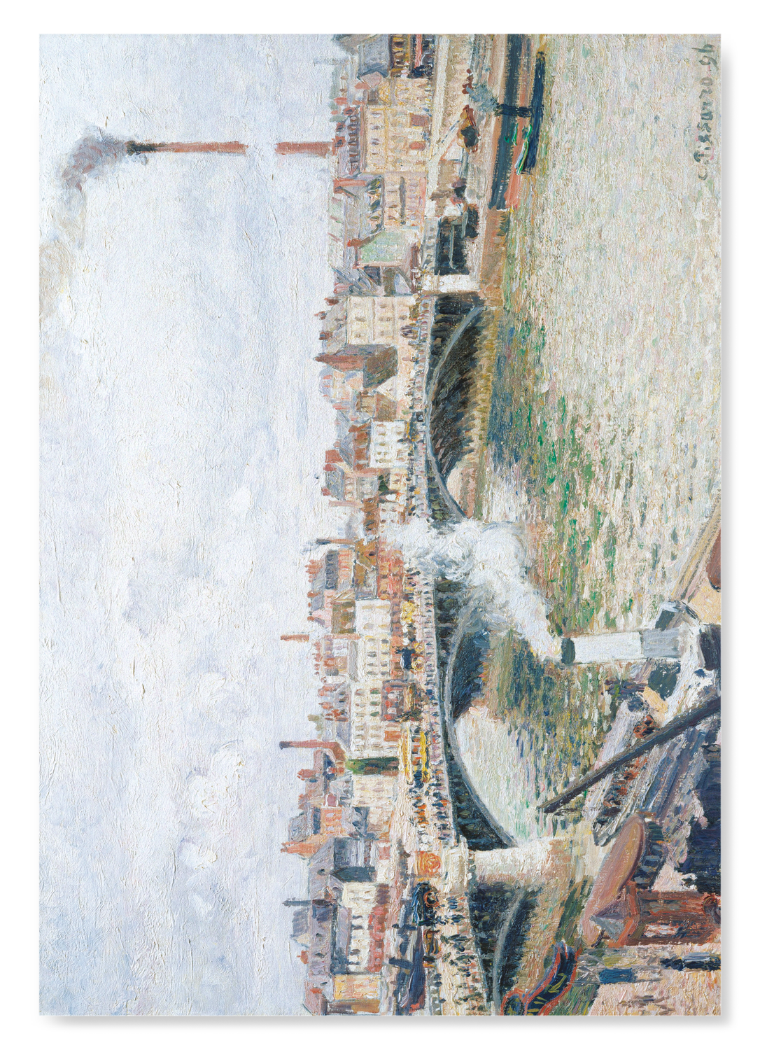 MORNING, AN OVERCAST DAY, ROUEN (1896)