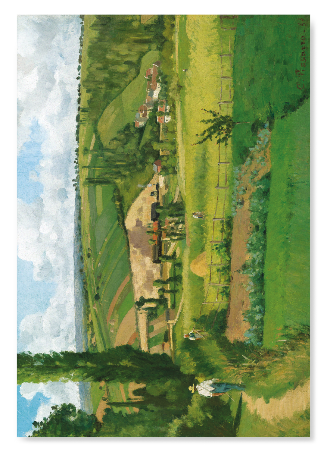 LANDSCAPE AT LES PÂTIS, PONTOISE (1868)