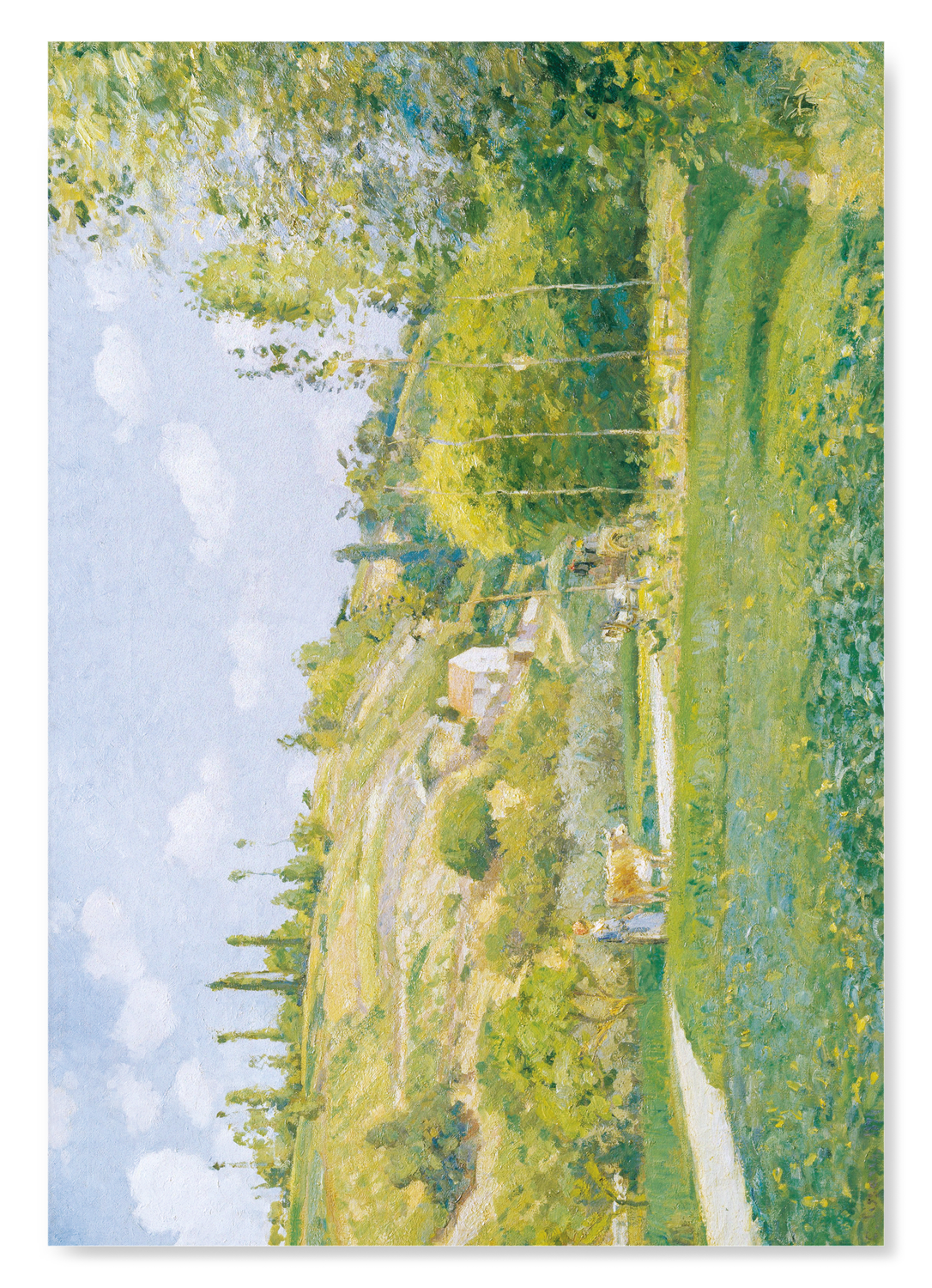 A COWHERD AT VALHERMEIL, AUVERS-SUR-OISE (1874)