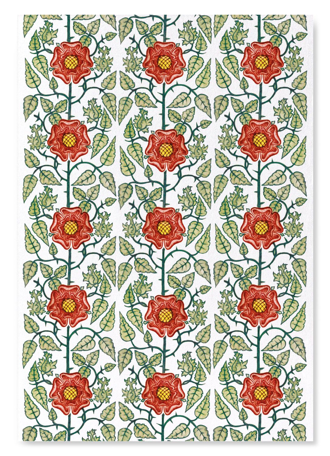 TUDOR ROSE BY DE MORGAN (C.1888)