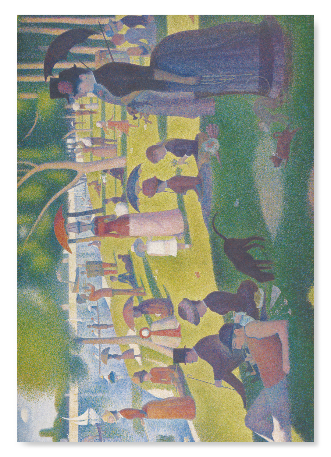 A SUNDAY ON LA GRANDE JATTE (1884)