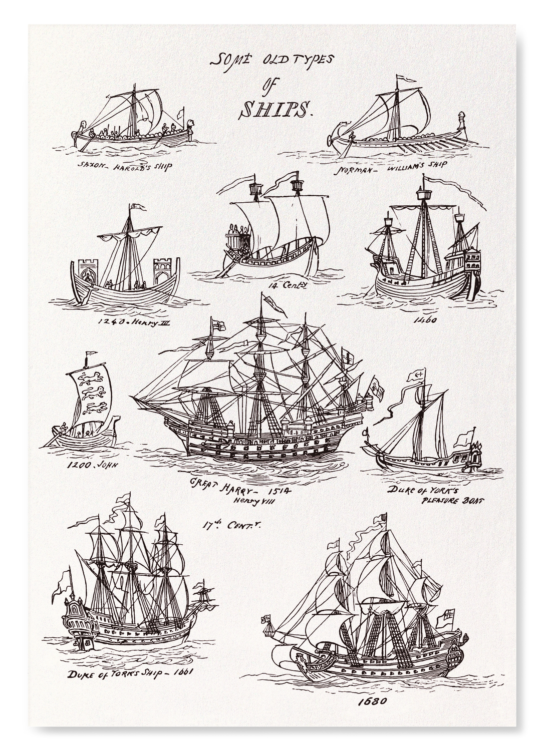 SEA PICTURES DRAWN WITH PEN AND PENCIL (1882)