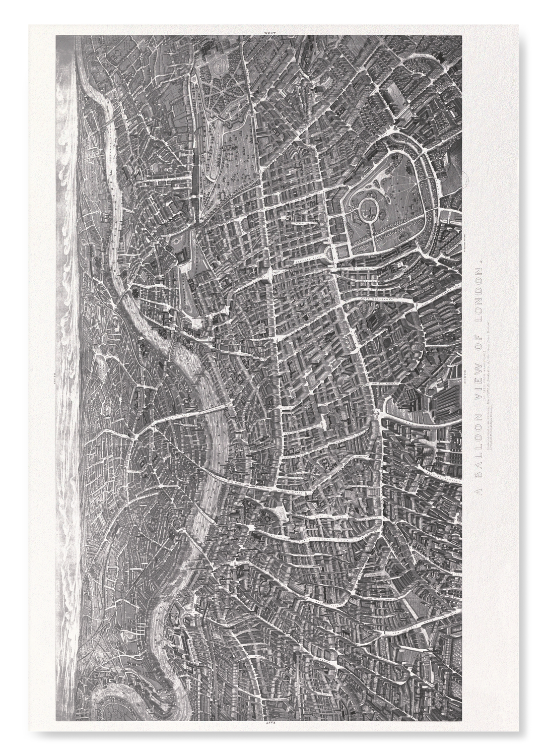 A BALLOON VIEW OF LONDON (C.1851)