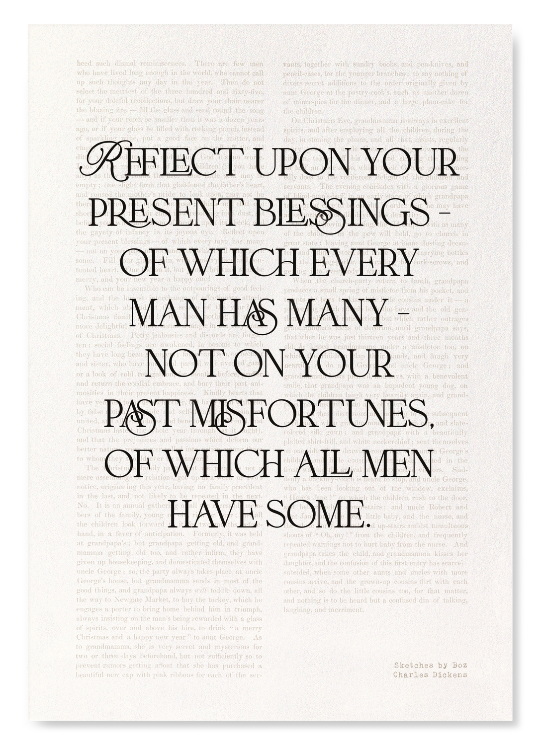 REFLECT UPON YOUR BLESSINGS (1836)